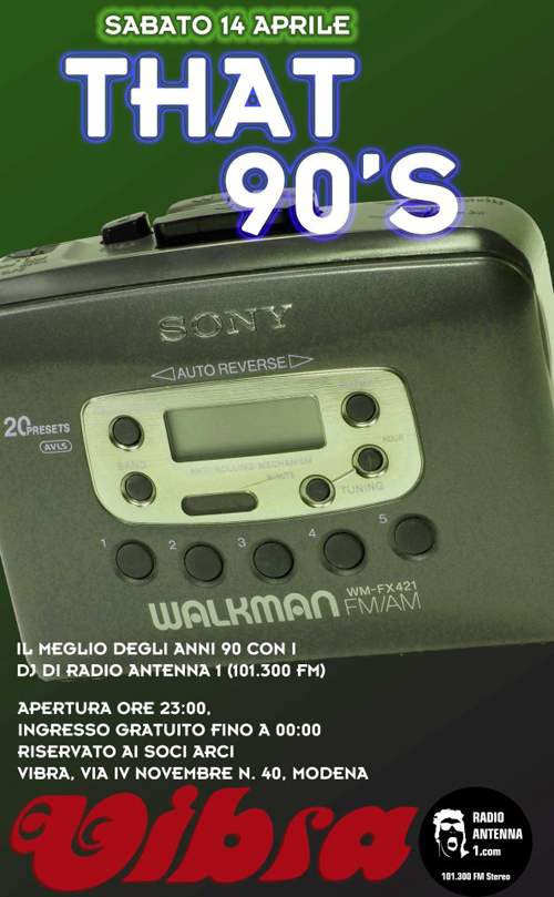 THAT’S  90′s – il meglio ed il peggio degli anni 90
