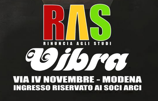 Venerdi 17 Novembre RAS rinuncia agli studi , festa universitaria