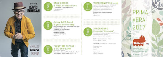 Programma fino al 13 Maggio