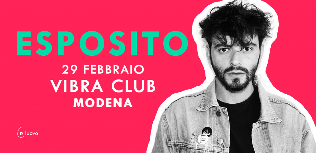 Sabato 29 Febbraio ESPOSITO live + guest / iTALiNDiE djset