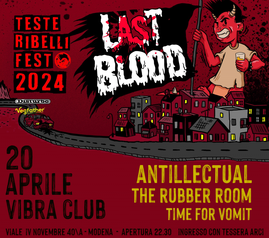 Sabato 20 Aprile Teste Ribelli fest 2024