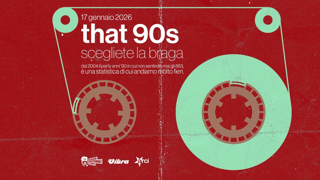 Sabato 17 Gennaio THAT 90S con i djs di RadioAntennaUno