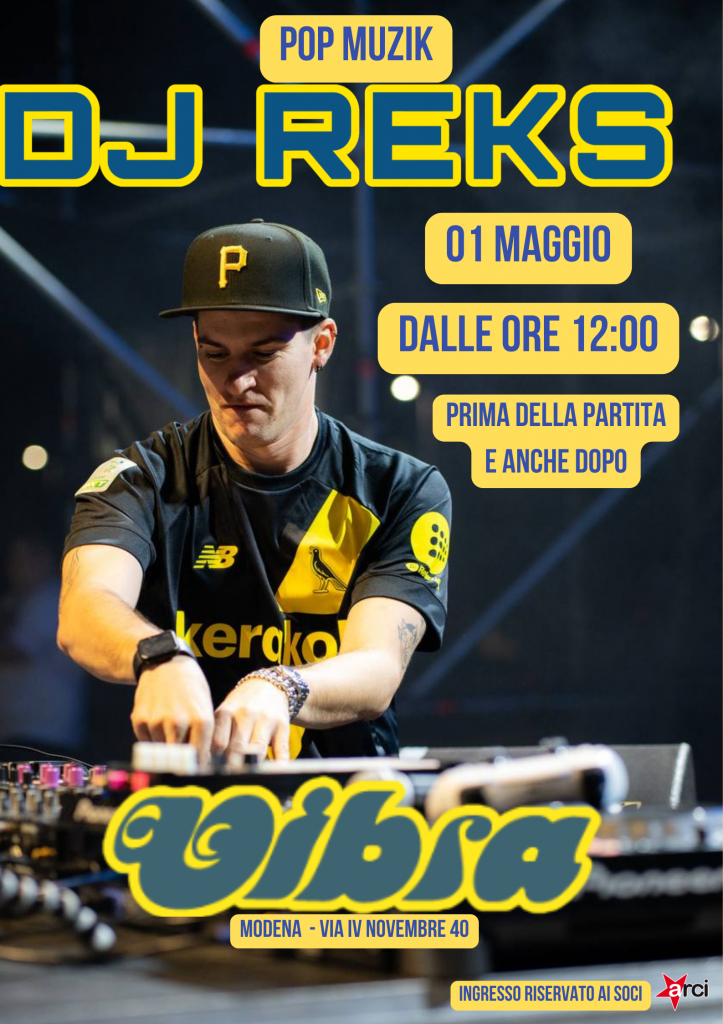 Sabato 01 Maggio  ISTRUITEVI, ORGANIZZATEVI , AGITATEVI 1 Maggio nel giardino del VIBRA dj Reks da pomeriggio a sera